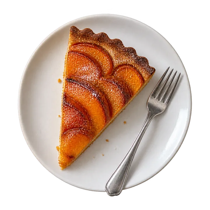 Une part de tarte aux abricots